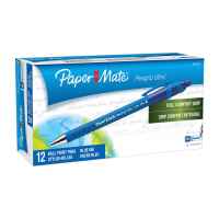 Paper Mate FlexGrip Retractable Ball Pen 1.0mm Blue Box of 12