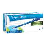 Paper Mate Flex Grip Stick Ball Pen 1.0mm Blue Box of 12