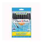 Paper Mate InkJoy 100ST Capped Ball Pen Black Pack of 10