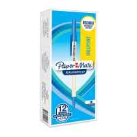 Paper Mate Kilometrico Capped Ball Pen Blue Box of 12