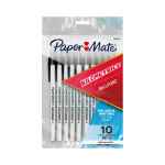Paper Mate Kilometrico Ball Pen 1.0mm Black Pack of 10 
