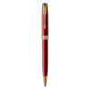 Parker Sonnet Red Lacquer Gold Trim Ballpoint Pen