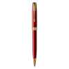 Parker Sonnet Red Lacquer Gold Trim Ballpoint Pen