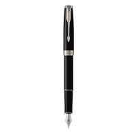 Parker Sonnet Black Lacquer Chrome Trim Fountain Pen