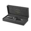 Parker Sonnet Black Lacquer Chrome Trim Ballpoint Pen