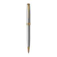 Parker Sonnet Stainless Steel Gold Trim Ballpoint Pen
