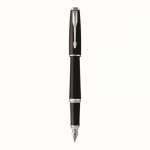 Parker Urban Muted Black Chrome Trim Fountain Pen Medium Nib