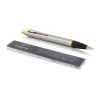 Parker IM Brushed Metal BP Pen Medium Blue Tip