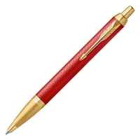 Parker IM Premium BP Red with Gold Trim