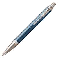 Parker IM Premium BP Blue Grey with Chrome Trim