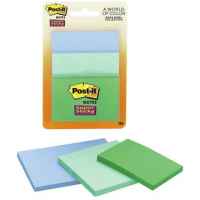 Post-It Super Sticky Notes Bora Bora 76 x 76mm 3-Pack