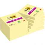 Post-It Super Sticky Notes Canary Yellow 76 x 76mm 12-Pack