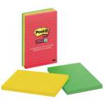 Post-It Super Sticky Lined Notes Marrakesh 101 x 152mm 3-Pack