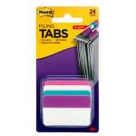 Post-It Filing Tabs Aqua Pink White Purple 50 x 38mm