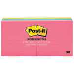 Post-It Lined Notes Cape Town 76 x 76mm 6-Pack