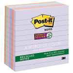 Post-It Lined Super Sticky Notes Bali Recycled 101 x 101mm 6-Pack