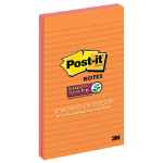 Post-It Lined Super Sticky Notes Rio De Janeiro 127 x 203mm 4-Pack