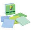 Post-It Lined Super Sticky Notes Bora Bora 101 x 101mm 6-Pack
