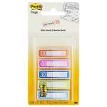 Post-It Writable Flags Assorted Colours 12 x 45mm 5-Pack