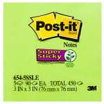 Post-It Super Sticky Notes Limeade 76 x 76mm 5-Pack