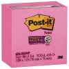 Post-It Super Sticky Notes Pink 76 x 76mm 5-Pack