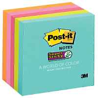 Post-It Super Sticky Notes Miami 76 x 76mm 5-Pack