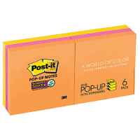 Post-It Super Sticky Pop-up Notes Rio De Janeiro 76 x 76mm 6-Pack