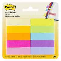 Post-It Page Markers Assorted Colours 13 x 45mm 10-Pack