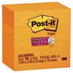 Post-It Super Sticky Notes Orange 76 x 76mm 5-Pack