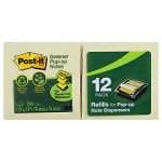 Post-It Greener Pop-up Notes Canary Yellow 76 x 76mm 12-Pack