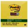 Post-It Super Sticky Recycled Notes Bora Bora 76 x 76mm 5-Pack