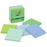 Post-It Super Sticky Recycled Notes Bora Bora 76 x 76mm 5-Pack