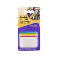 Post-It Hanging Folder Tabs Primary Colours 50 x 35mm 4-Pack