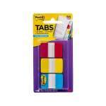 Post-It Index Tabs Red Yellow Blue 25 x 43mm 3-Pack