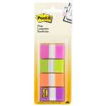 Post-It Flags Bright Colours 25 x 43mm 4-Pack