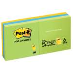 Post-It Pop-up Notes Jaipur 76 x 76mm 6-Pack