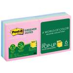 Post-It Greener Pop-up Notes Pastel 76 x 76mm 6-Pack