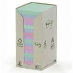 Post-It Recycled Notes Pastel 76 x 76mm 16-Pack