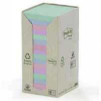 Post-It Recycled Notes Pastel 76 x 76mm 16-Pack