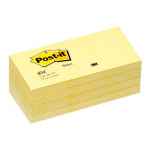 Post-It Notes Canary Yellow 36 x 51mm 12-Pack