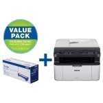 Brother MFC-1810 Mono Multi-Function Printer Value Pack Included Full Size and Starter Toner