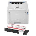 OKI C650DN Colour Laser Printer and Black Toner Bundle