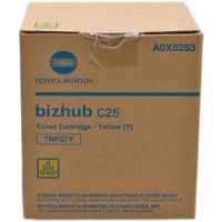 1 x Genuine Konica Minolta Bizhub C25 Yellow Toner Cartridge TNP27Y A0X5293