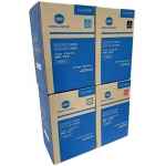 4 Pack Genuine Konica Minolta Bizhub C3300i C4000i TNP81 Toner Cartridge Set