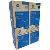 4 Pack Genuine Konica Minolta Bizhub C3300i C4000i TNP81 Toner Cartridge Set