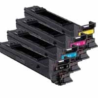 4 Pack Compatible Konica Minolta magicolor 4600 4650 Toner Cartridge Set