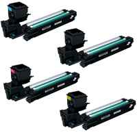 4 Pack Compatible Konica Minolta magicolor 3730 Toner Cartridge Set