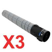 3 x Compatible Konica Minolta Bizhub 308 368 TN325 Toner Cartridge