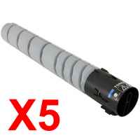 5 x Compatible Konica Minolta Bizhub 458E 558E 658E TN516 Toner Cartridge