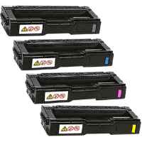 Ricoh 406483 - 406486 - Aficio SP-C231 SP-C232 SP-C242 SP-C312 SP-C320 Toner Cartridges